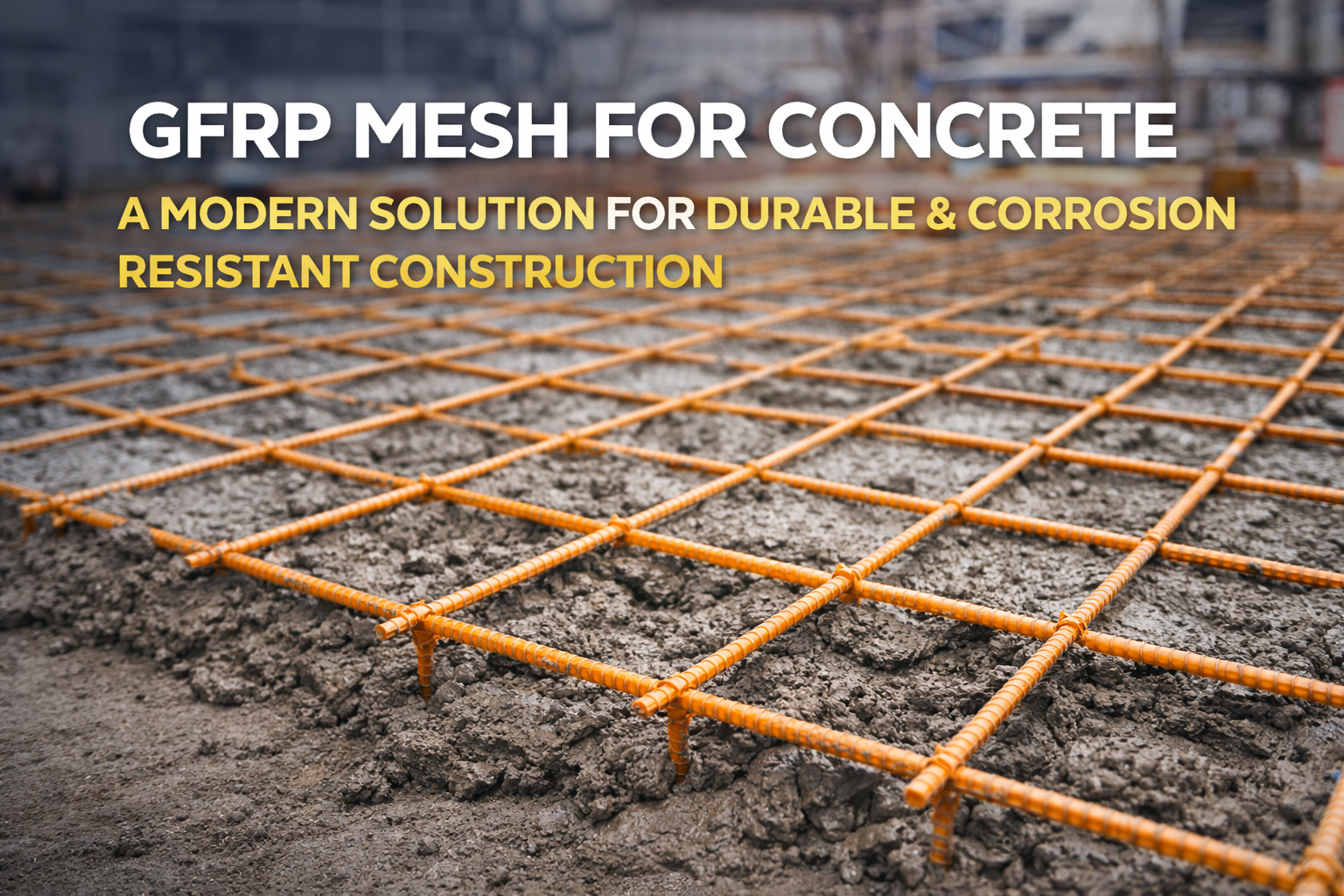 GFRP Mesh Reinforcement for Concrete Construction